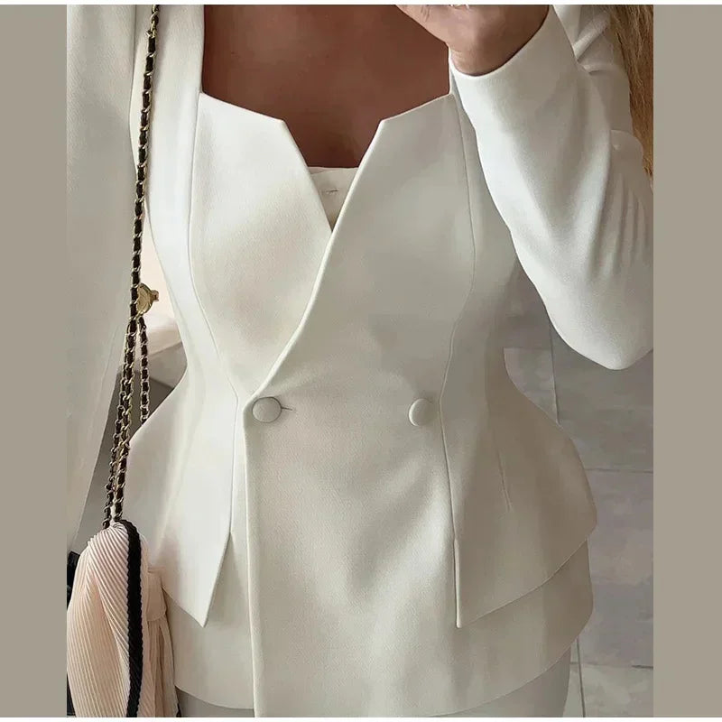 Elegant Skirt & Jacket Set