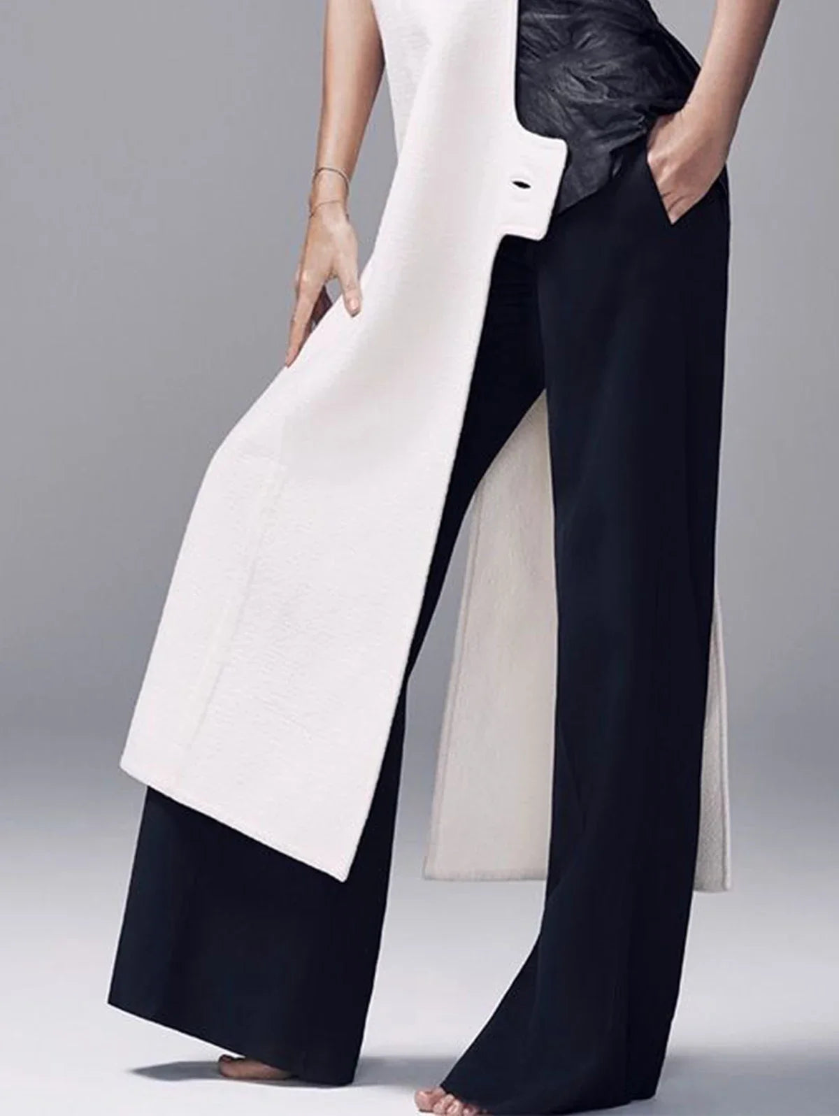 Sleeveless Slit Top