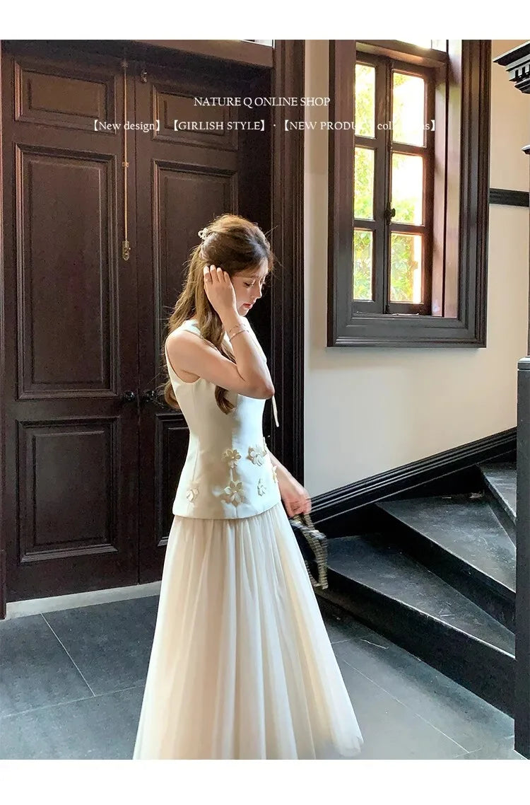 Sleeveless Slim Waist Dress